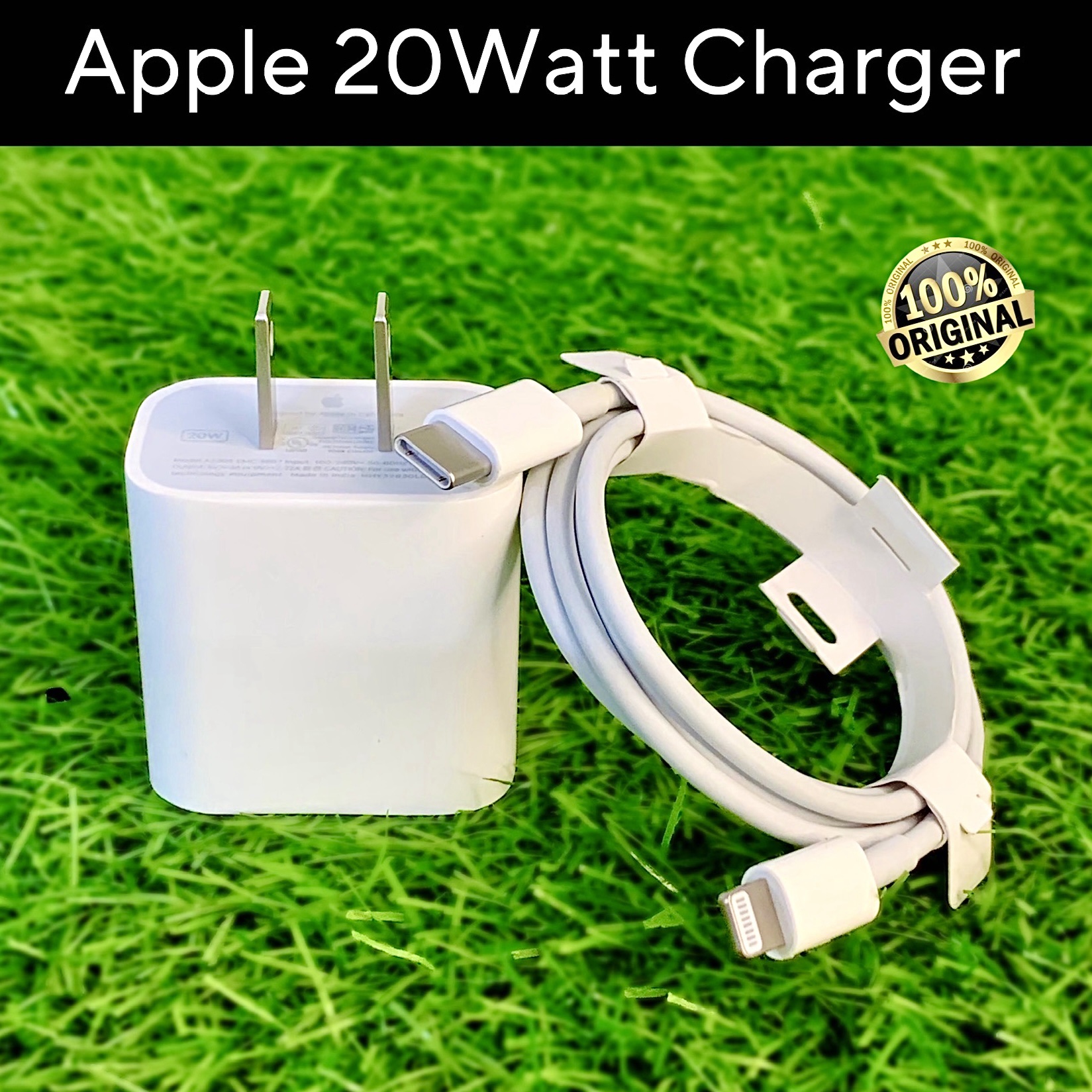 100% Original Apple 20W Charger & Cable Price in Pakistan